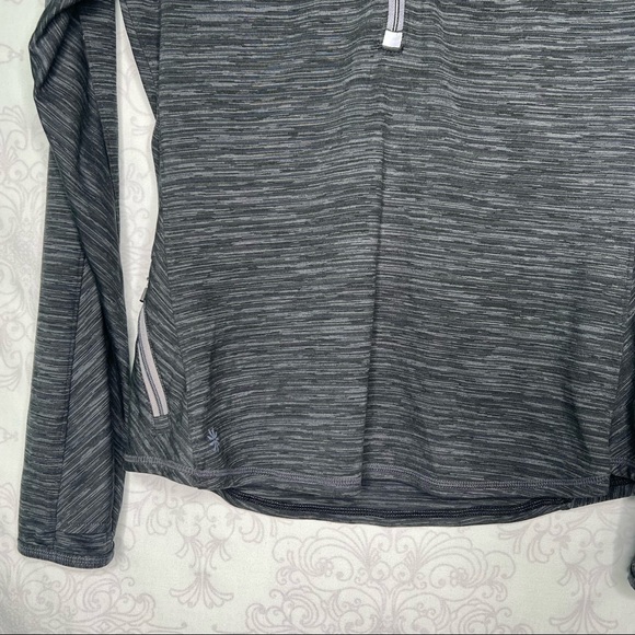 Athleta 1/2 zip running wild exercise jacket top with thumbholes size Medium - Picture 4 of 12
